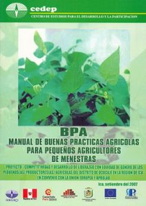 Manual de Buenas Prácticas Agrícolas para Pequeños Agricultores de Menestras