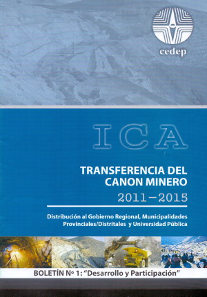 Transferencia del Canon Minero en la Región Ica: 2011-2015